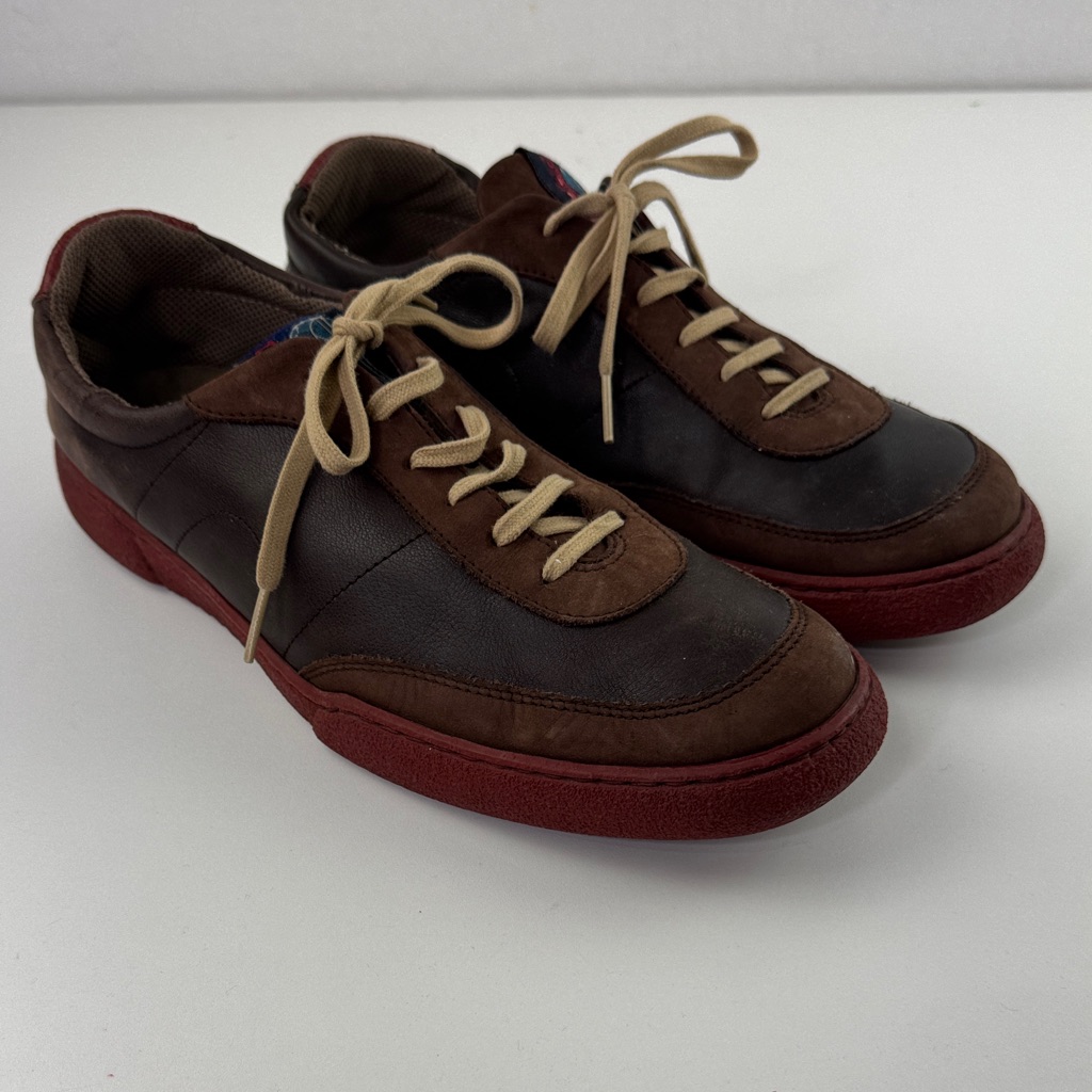 Camper Men's Brown And Red Sneakers Size 43